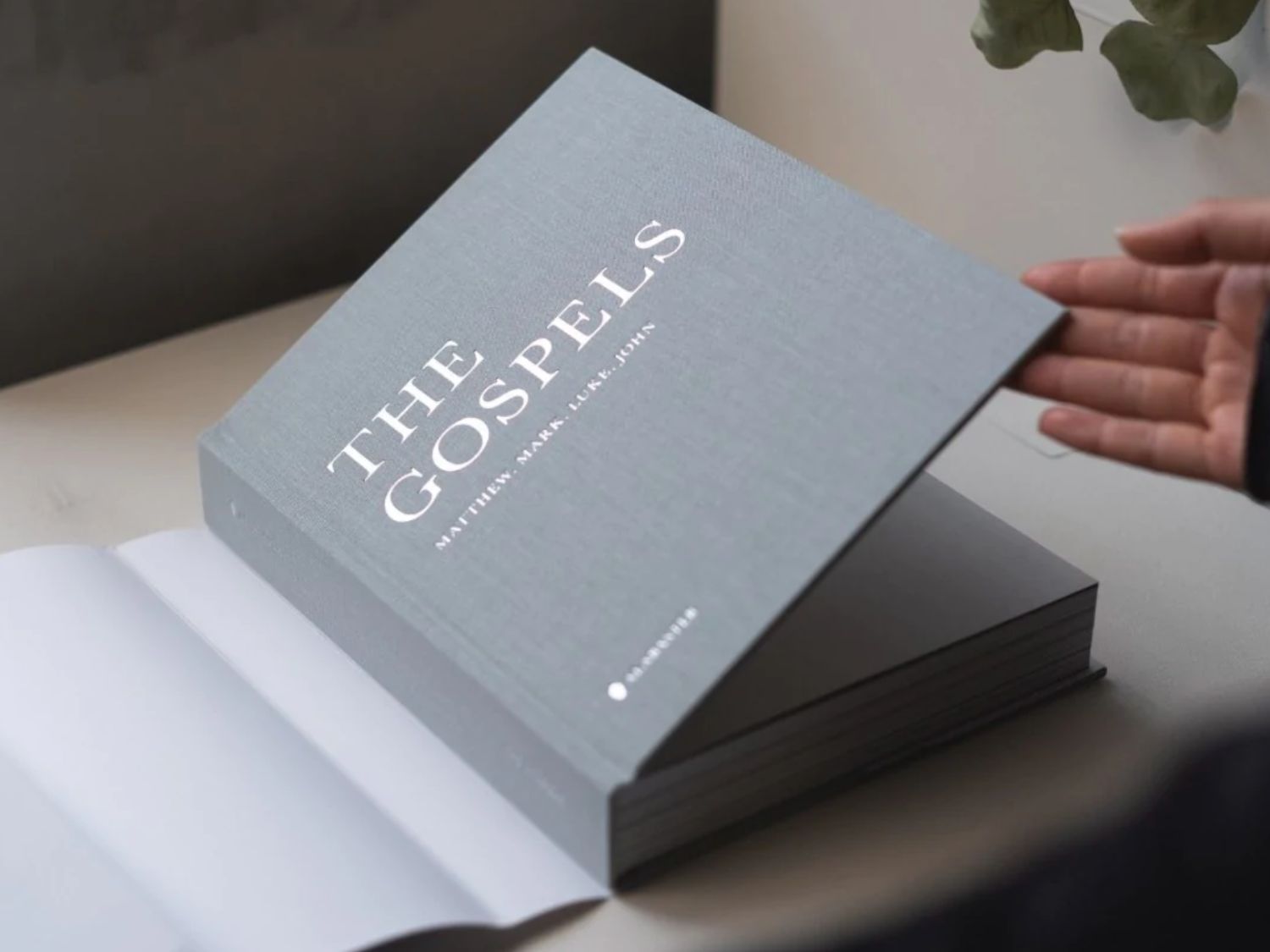 Gospels Hardcover with Gray Cloth