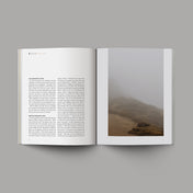The Book of Acts open with image of foggy landscape