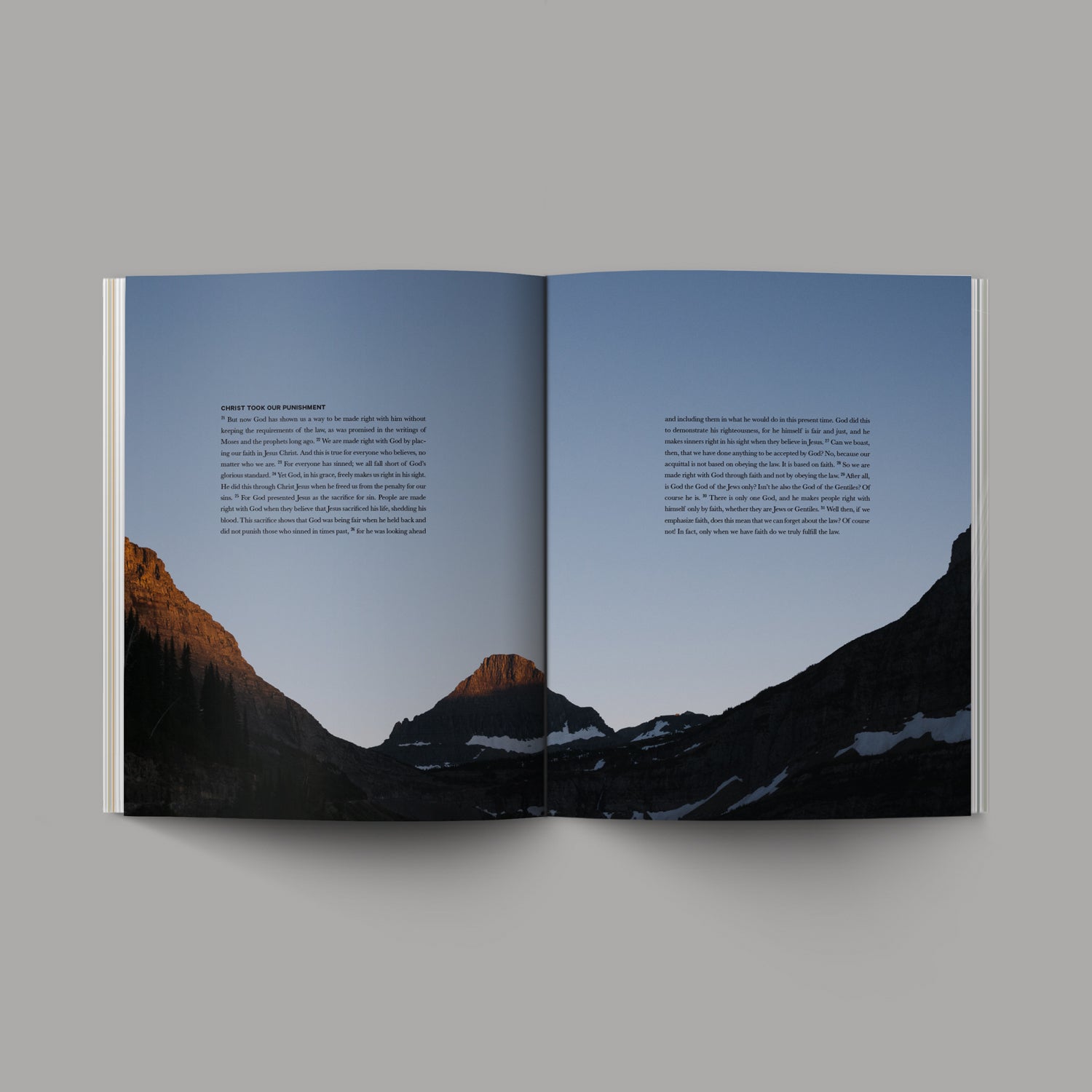 The Book of Romans soft cover Mountains